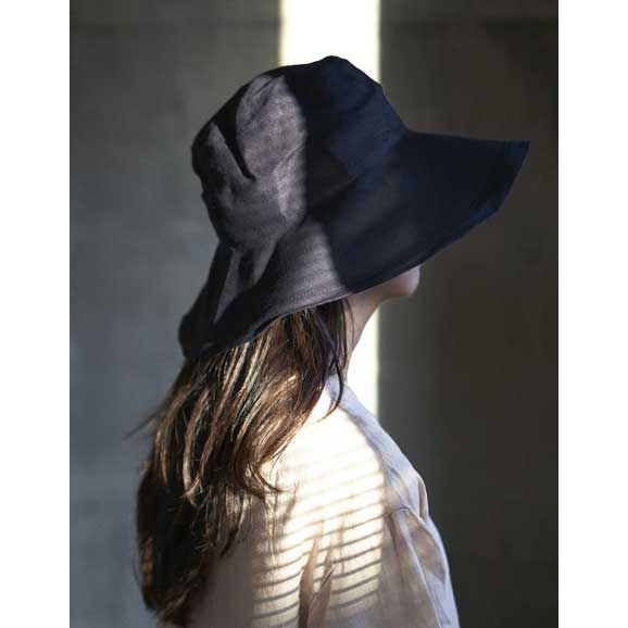 fog linen work（フォグリネンワーク） ロージュ リネンハット ニュイ [LWE143-1348]