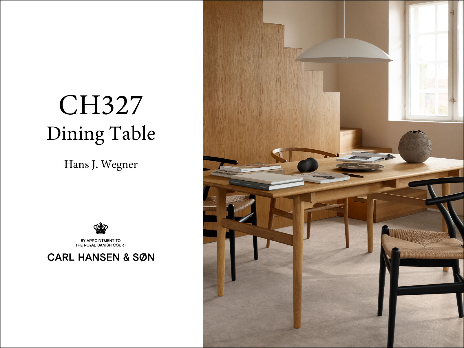 CH327 ダイニングテーブル 248x95 オーク オイルフィニッシュ CARL HANSEN & SON （カールハンセン)