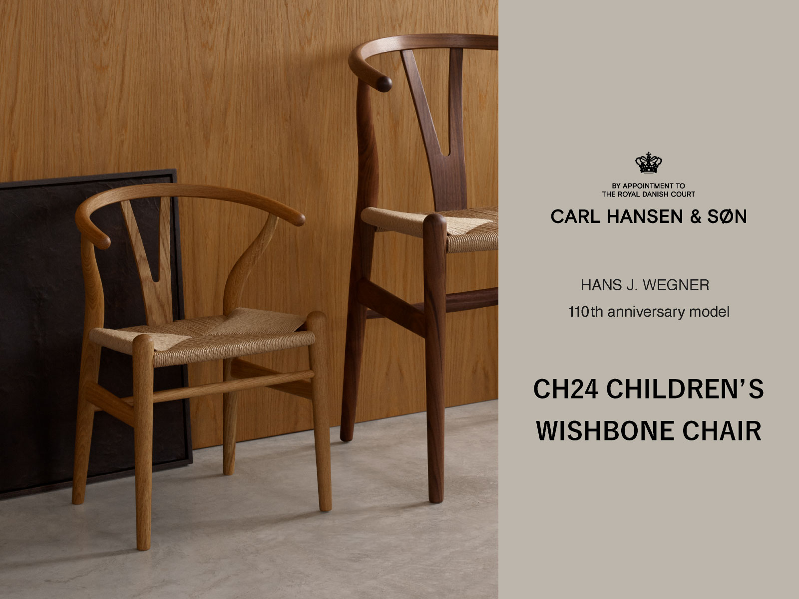 ■2024限定■ 子供用 Yチェア CH24 CHILDREN'S WISHBONE CHAIR オーク/オイル仕上げ CARL HANSEN & SON （カールハンセン）