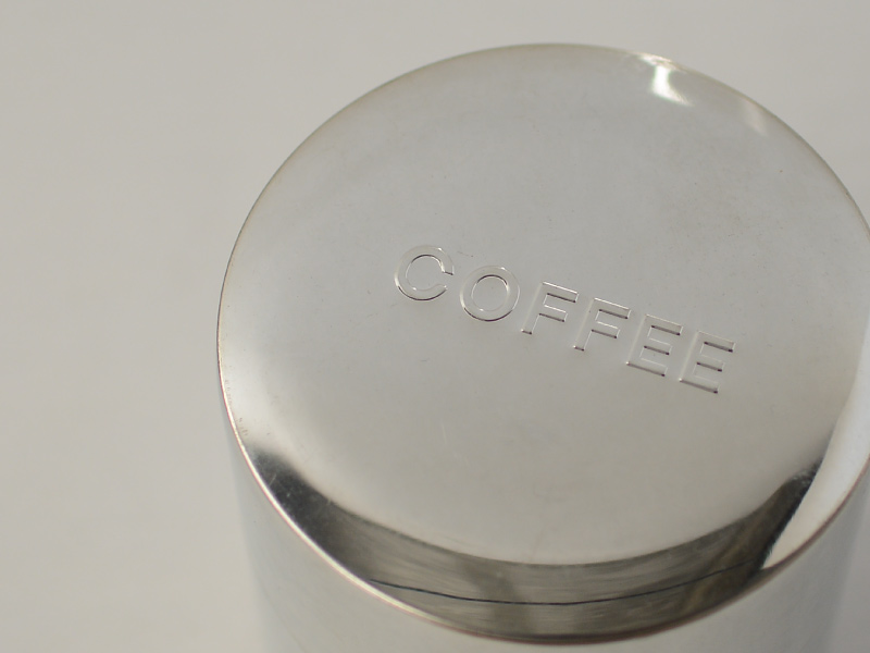 CINQ/サンク ブリキの丸缶 コーヒー缶