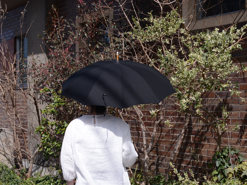 CINQ/サンク 晴雨兼用傘 ブラック イメージ2