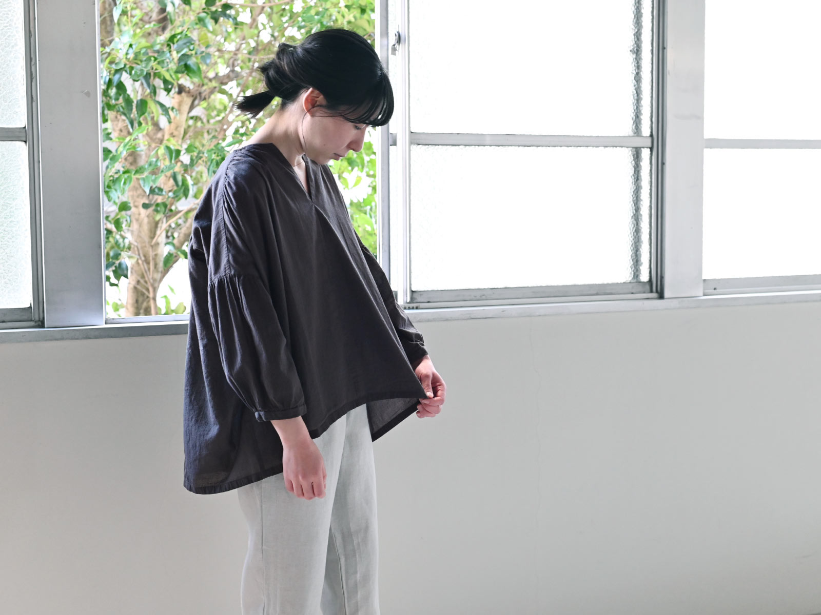 evam eva コットンプルオーバー11