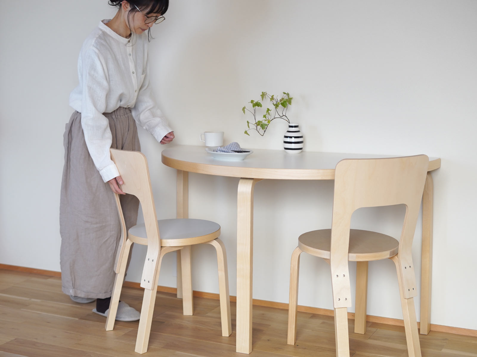 2021年新作入荷 artek アルテック ダイニングチェア 66チェア ホワイト