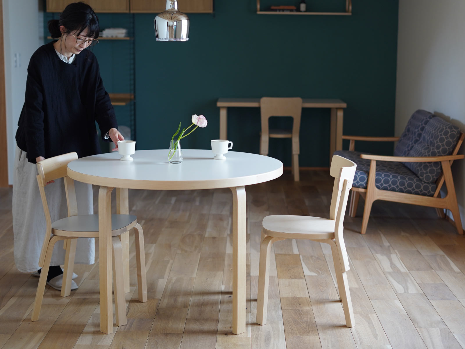 60s Artek アルテック Stool69 2脚セット座面