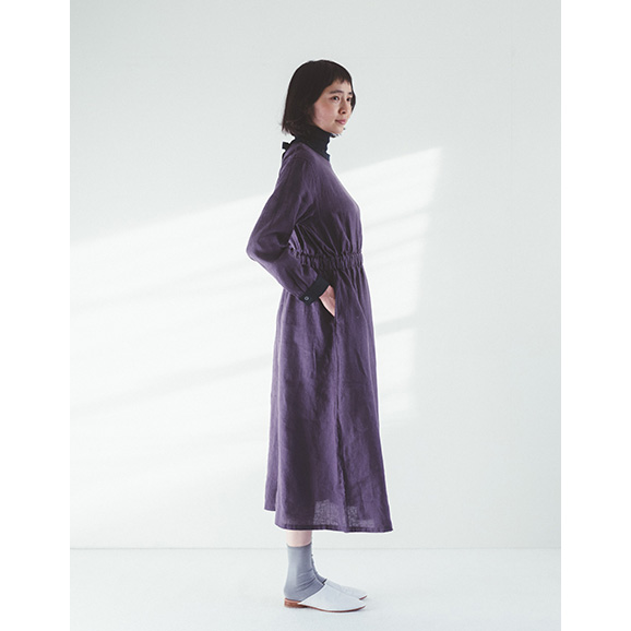 【2022春物】 fog linen work（フォグリネンワーク） エマ ワンピース パンジー [LWA400-359]02