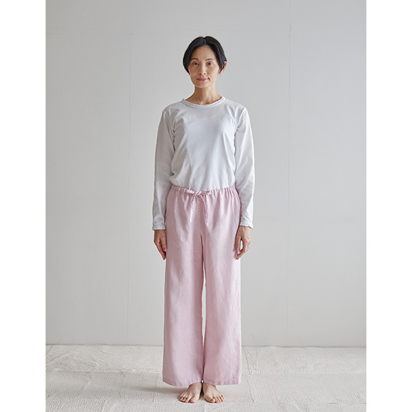 fog linen work（フォグリネンワーク） オワーズ リネンパンツ ローズテ [LWW119-668]