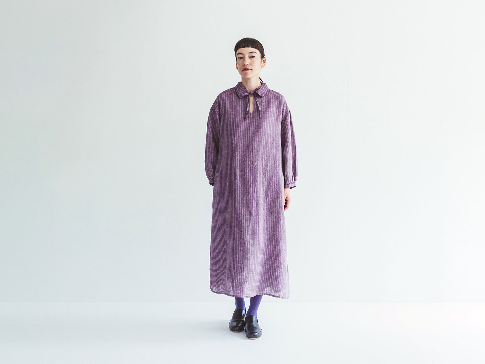 2023秋物】 fog linen work（フォグリネンワーク） テス ワンピース