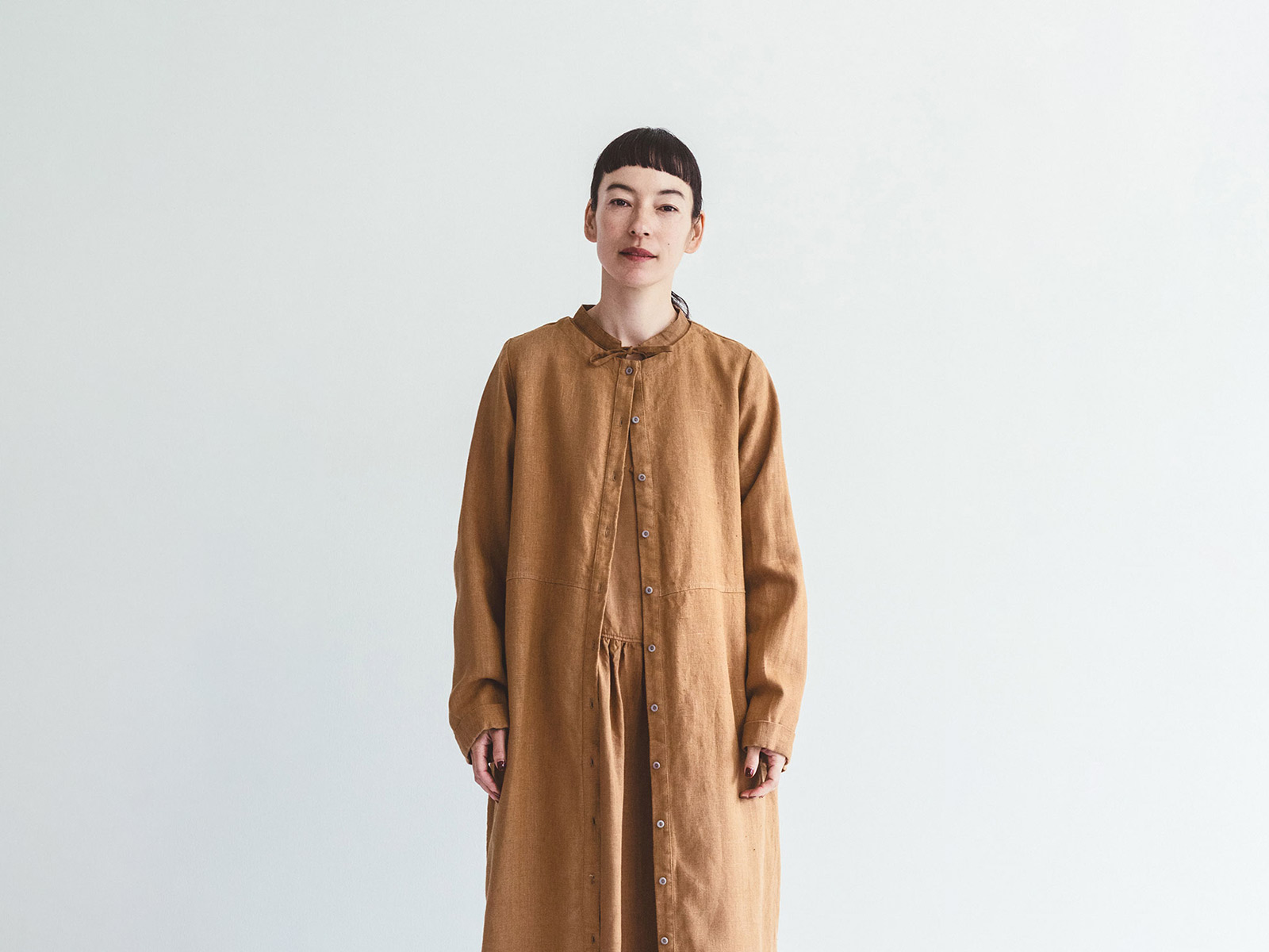 2023秋物】 fog linen work（フォグリネンワーク） インゲ コート