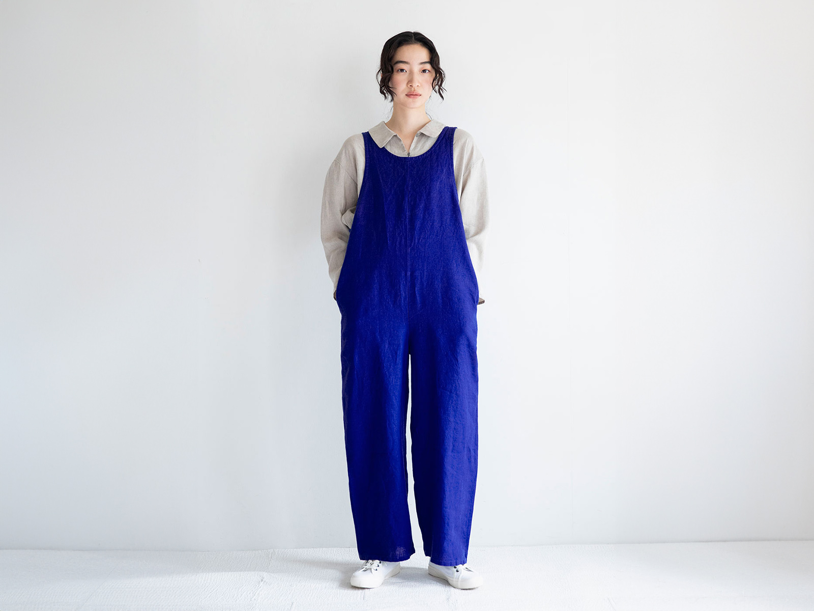 fog linen work （フォグリネンワーク） ニーナ サロペット