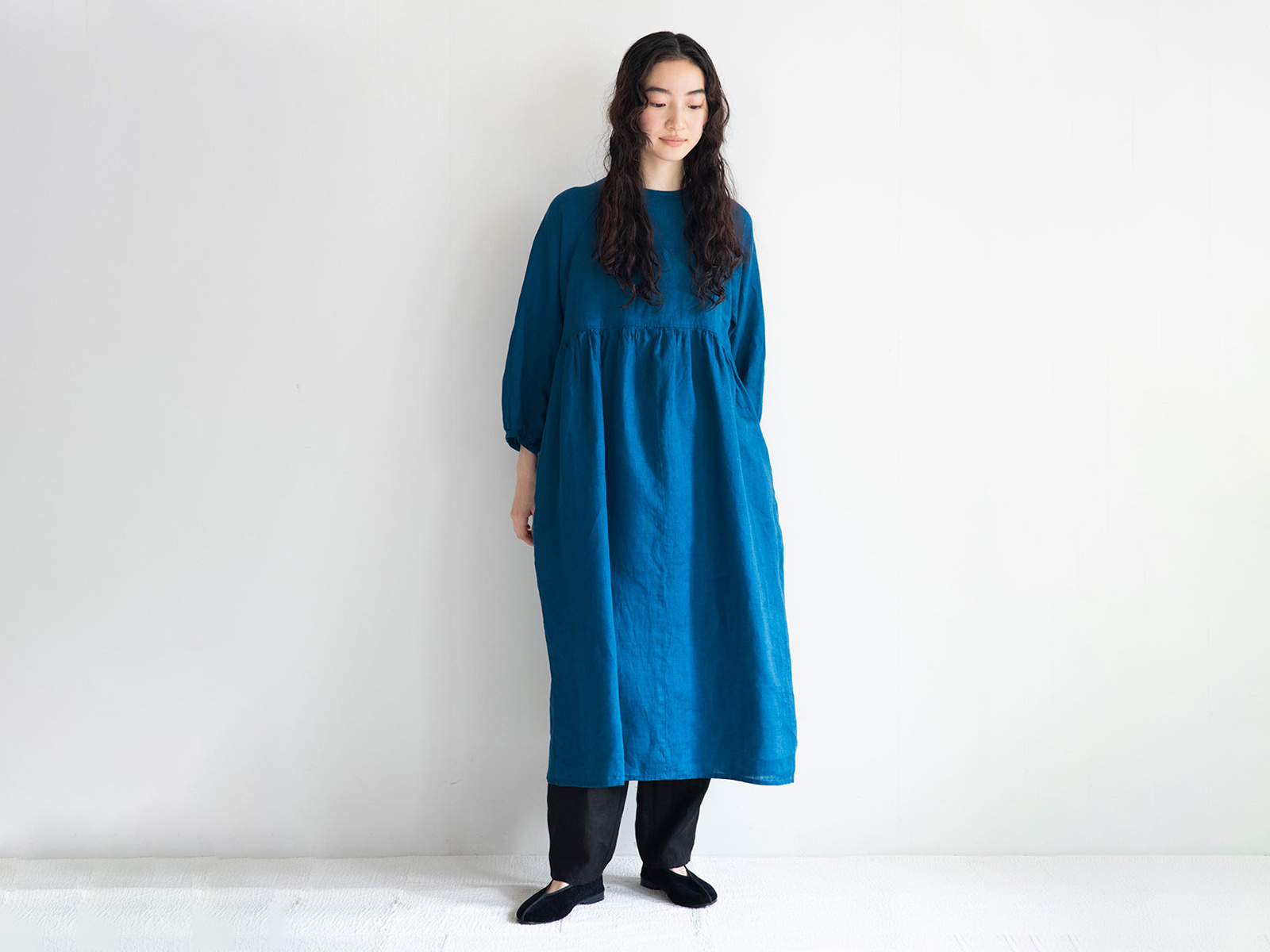 fog linen work （フォグリネンワーク） エミー ワンピース 