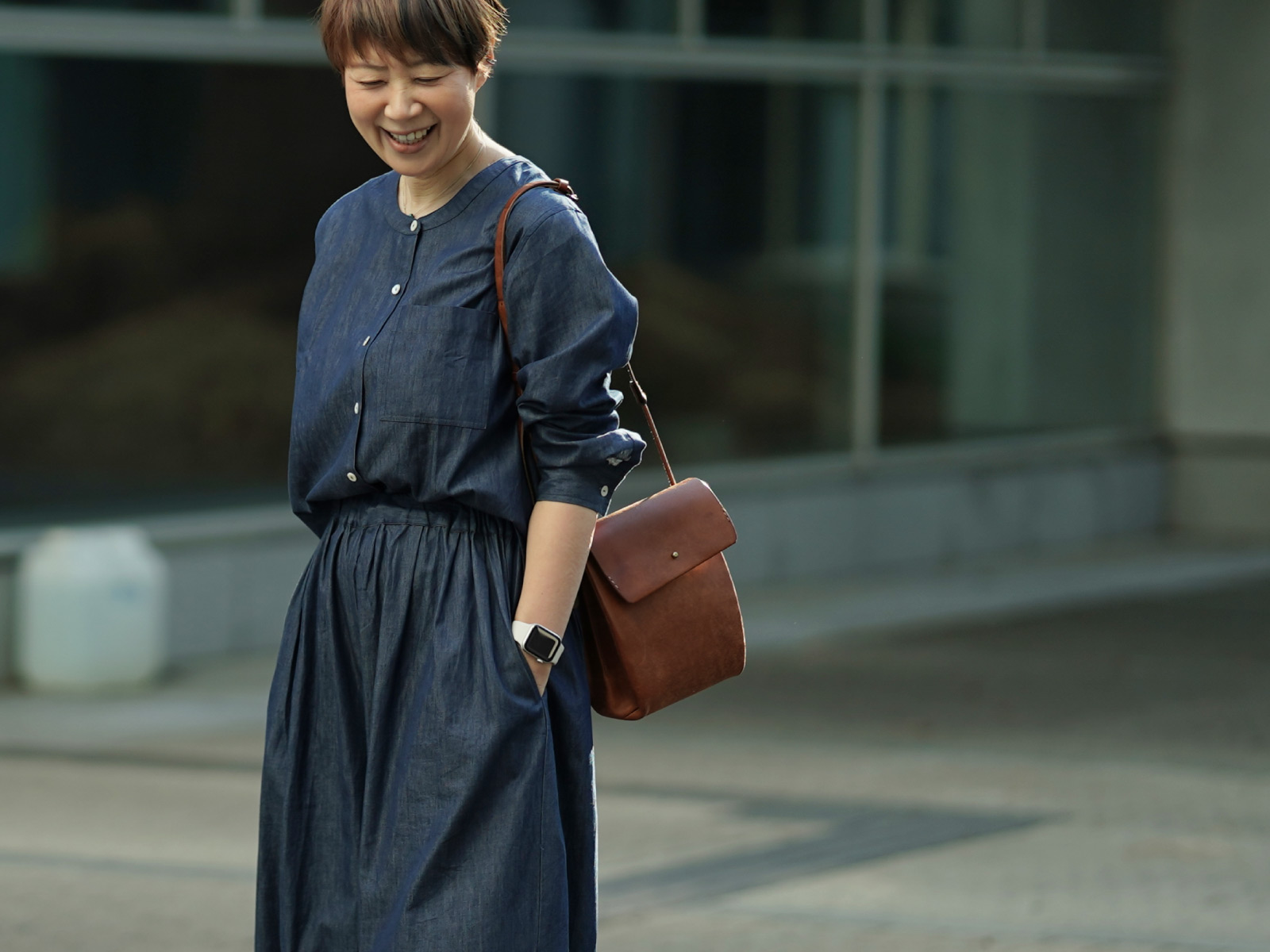 あっこたん×キナル×miiThaaiiあっこたんと作る理想のお洋服るんるんシャツブルーベリーあっこたんコーディネート2