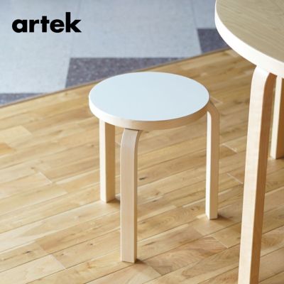 即納・組立済》 artek (アルテック) 3本脚 スツール stool 60 ホワイト