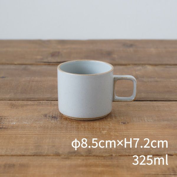 HASAMI PORCELAIN（ハサミポーセリン）Mug Cup/マグカップ Small Gloss Gray/グロスグレイ  [HPM019/12894] | キナル