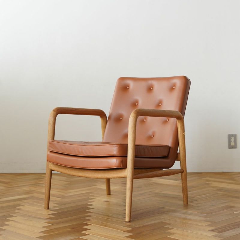 VLA76 Foyer Lounge Chair レザー ラウンジチェアSif95 本革 オーク/オイル仕上げ CARL HANSEN & SON  （カールハンセン ） | キナル