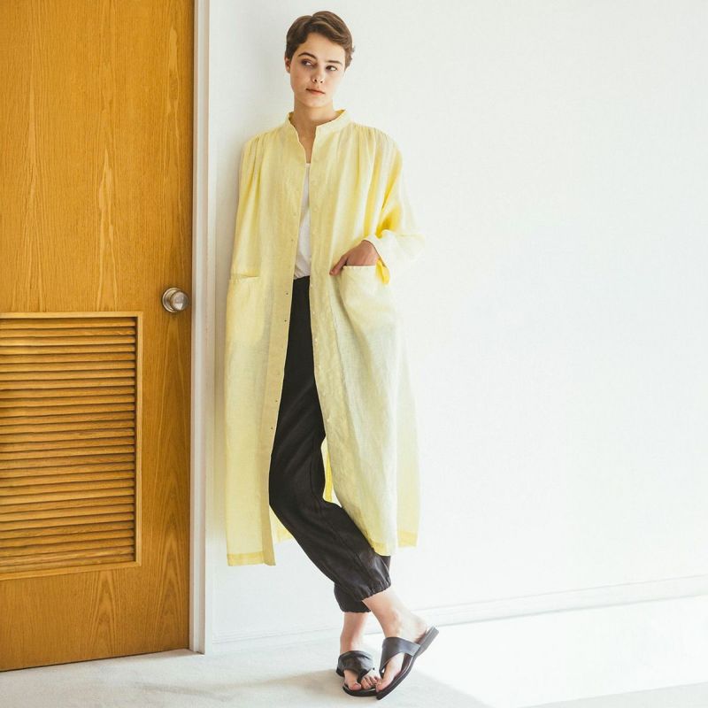 fog linen work（フォグリネンワーク）フェイコート セピア