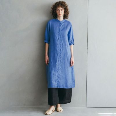 別注】リネンフレンチスリーブナイトシャツ／fog linen work